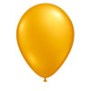 Metallic Pearl 28cm Balloons Gold Image